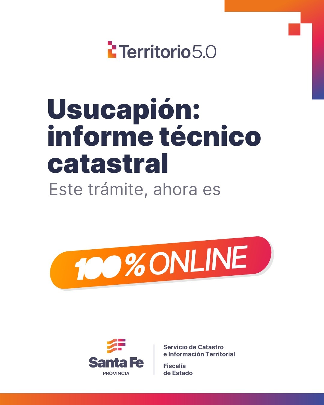 Usucapión: solicitud de informe técnico catastral